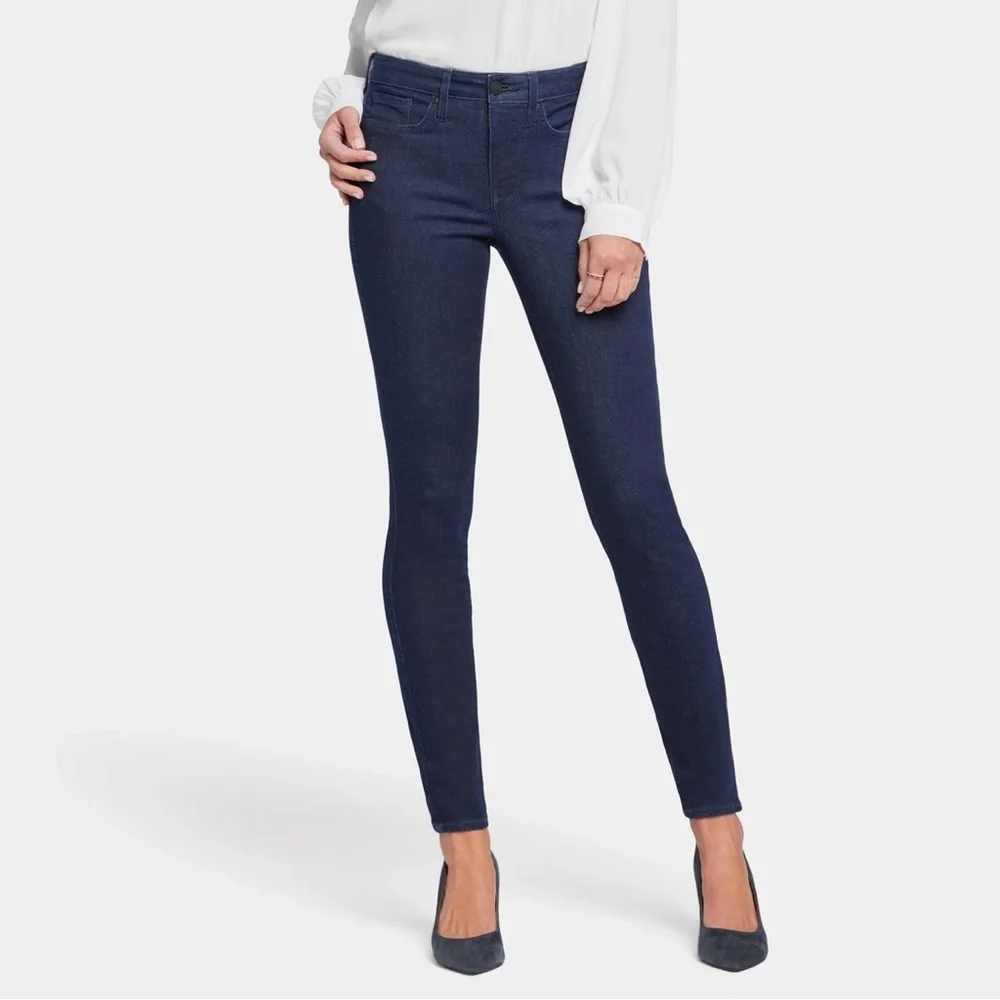 NYDJ Ami skinny ankle jeans dark‎ wash size 6 EUC